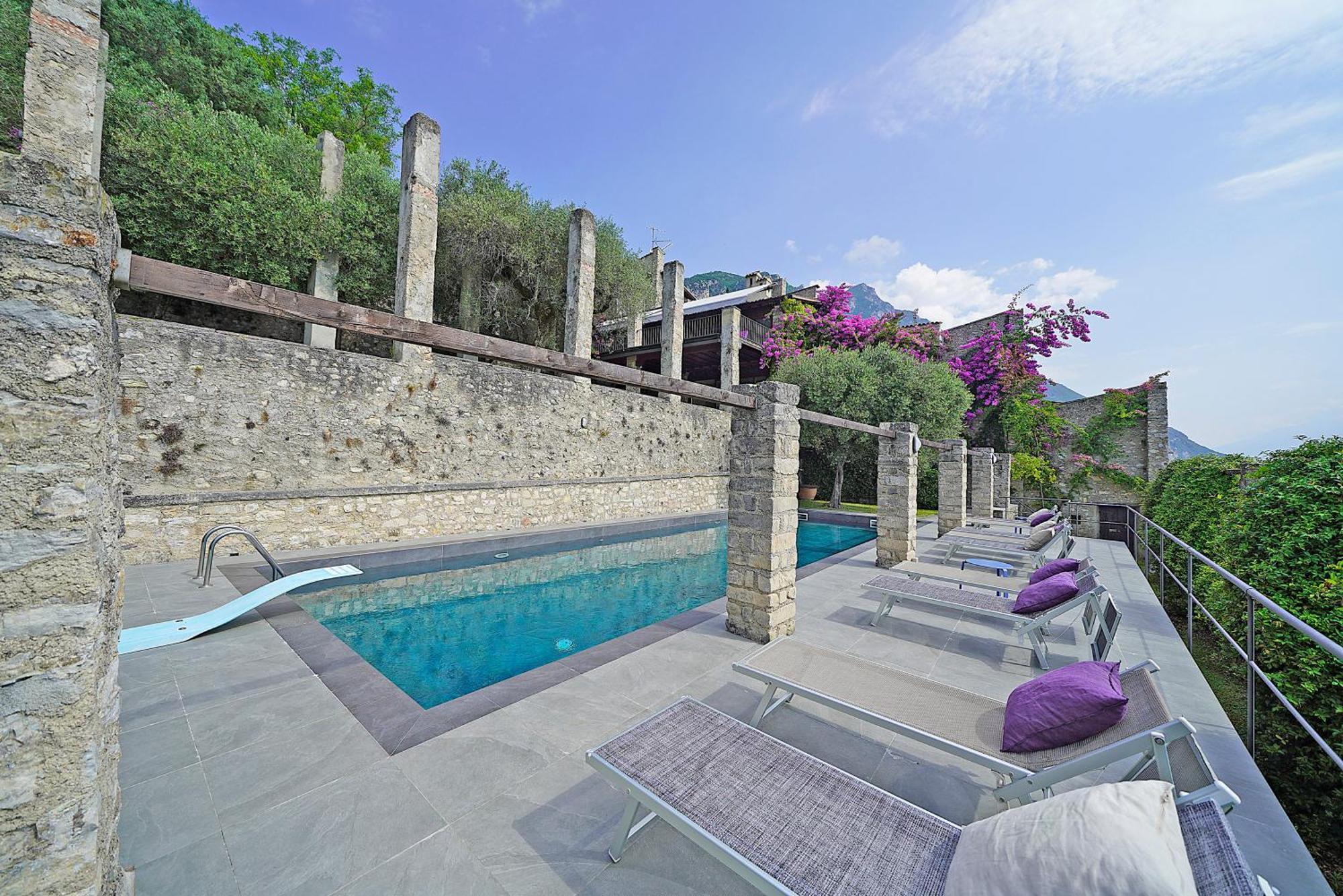 Villa Rachele: Stunning Luxury Villa In Centre Gargnano With Private Pool And Breathtaking Views Dış mekan fotoğraf