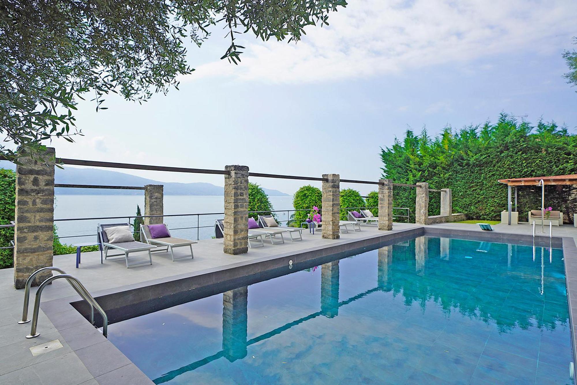 Villa Rachele: Stunning Luxury Villa In Centre Gargnano With Private Pool And Breathtaking Views Dış mekan fotoğraf